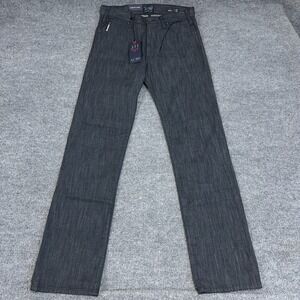 Armani Jeans Mens 31x34 Blue J31 Regular Fit Comfort Straight Leg 5-Pockets NEW